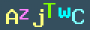 Nur persohnen können diese Buchstaben leiht lesen